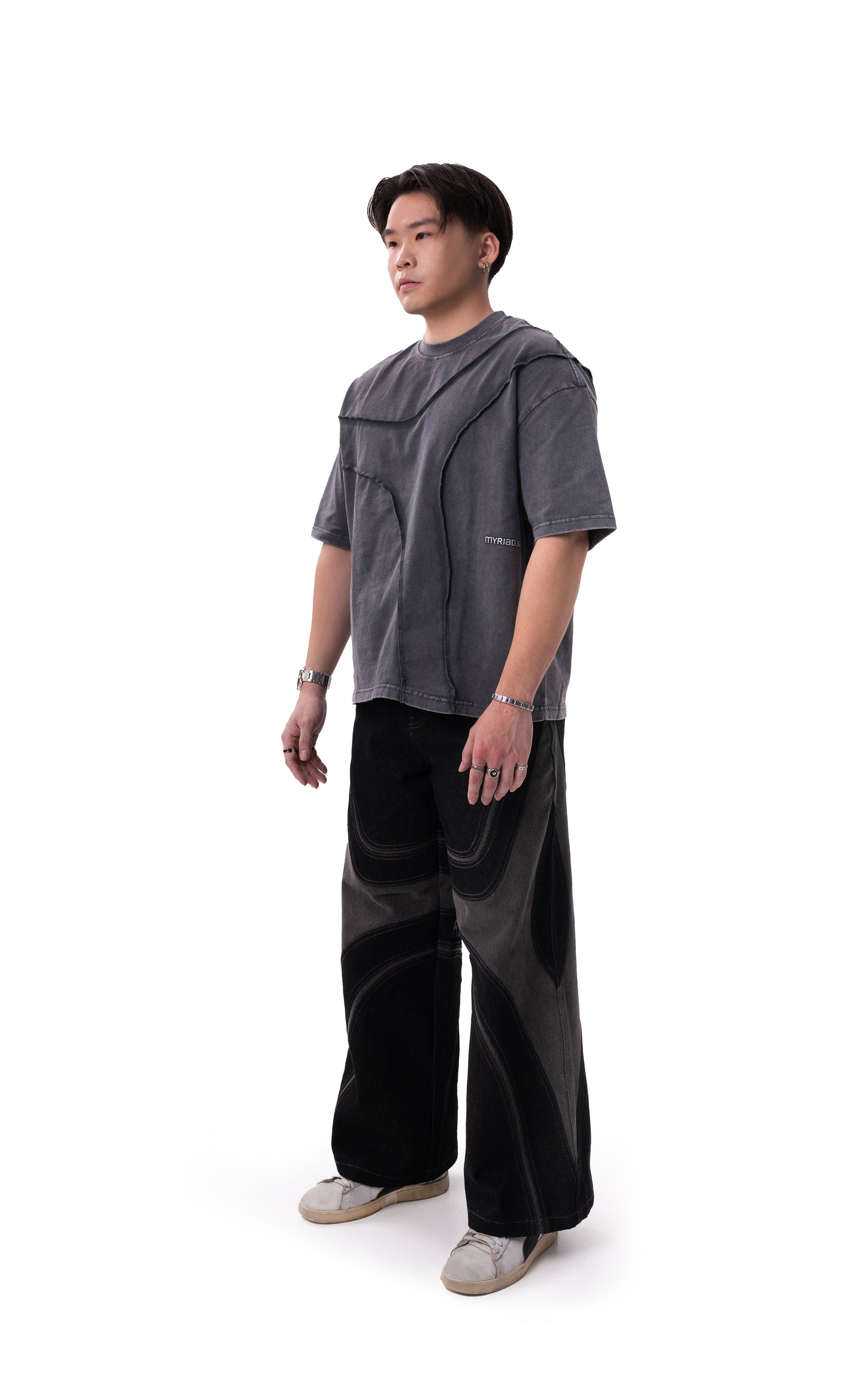 FLUX ACID WASH BOXY TEE