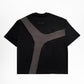 FLUX CHARCOAL BLACK BOXY TEE