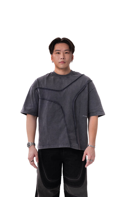 FLUX ACID WASH BOXY TEE